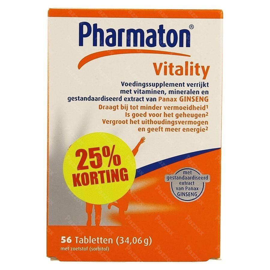 Pharmaton Vitality Comp 56 Promo 25% Gratis