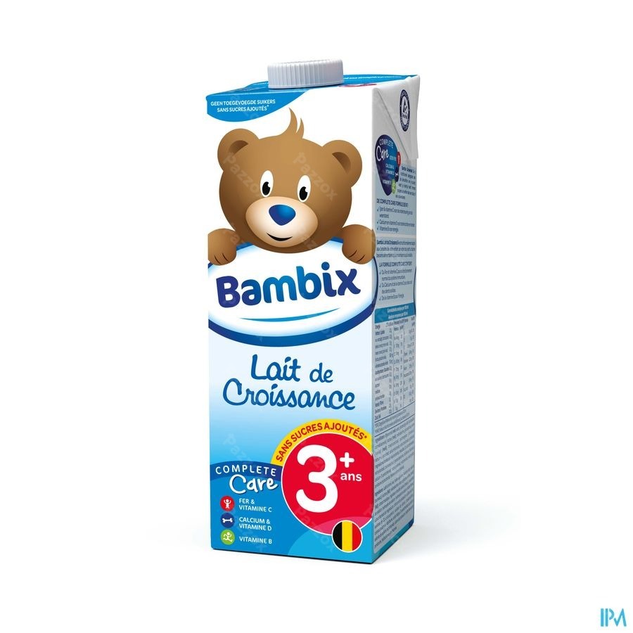 Bambix Lait Croissance Nature 3+ 1l
