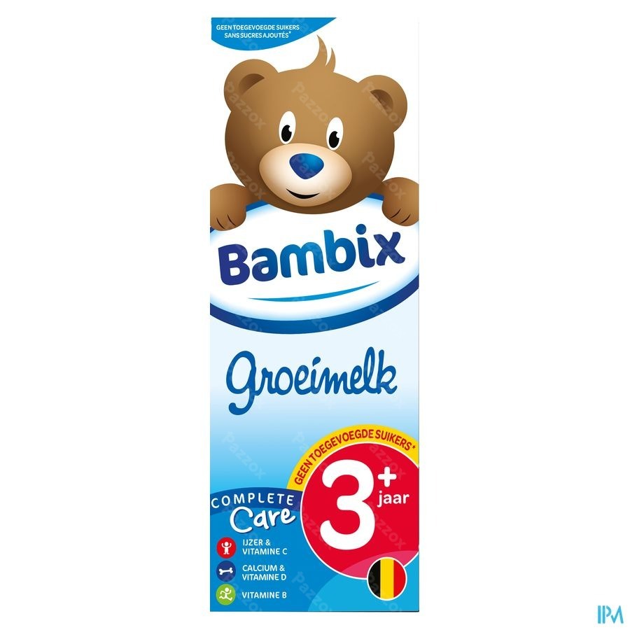 Bambix Groeimelk Natuur 3+ 1l