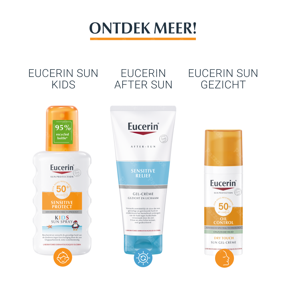 Eucerin Sun Oil Control Dry Touch Gel-Crème Ultra Lichte Textuur SPF30 200ml