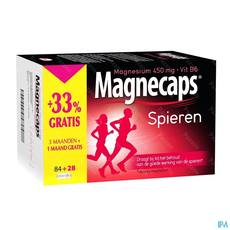 Magnecaps Spieren 84 Capsules met 28 Capsules Gratis