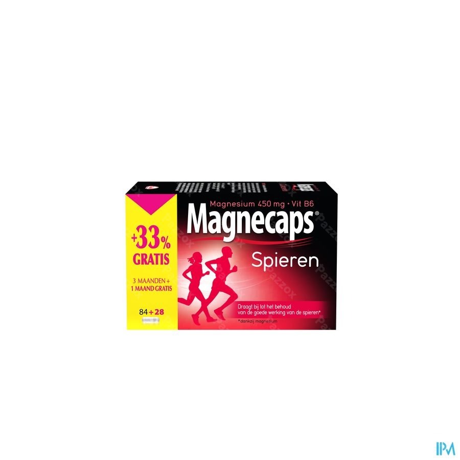 Magnecaps Spieren 84 Capsules met 28 Capsules Gratis