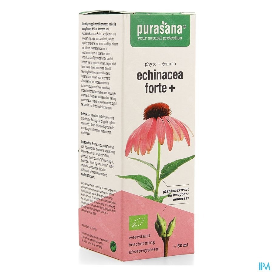 Purasana Vegan Echinacea Forte+ 50ml