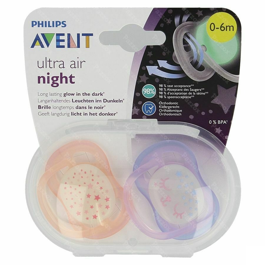 Philips Avent Fopspeen +0m Air Night Mix