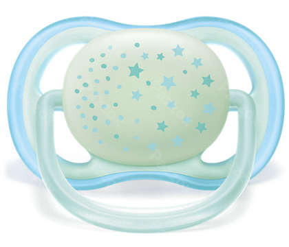 Philips Avent Sucette Air Night Boy 2 Pi&egrave;ce(s) +0m