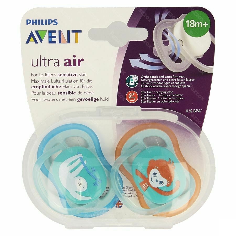Philips Avent Fopspeen +18m Air Luiaard Aap