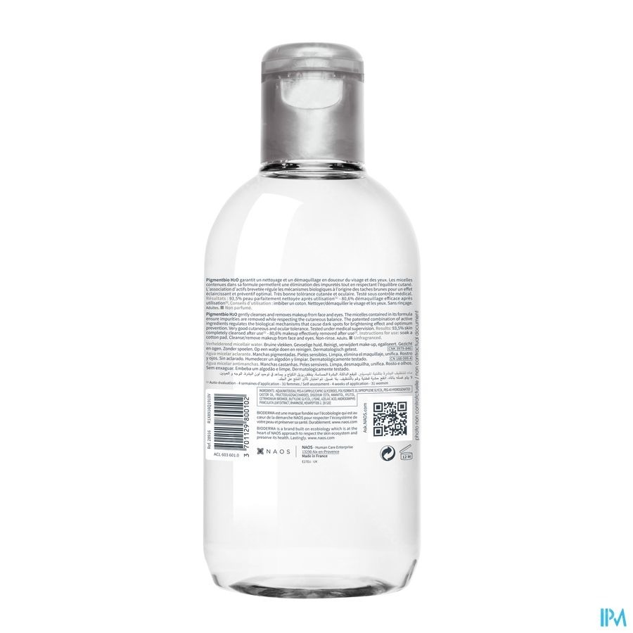 Bioderma Pigmentbio H20 Micellair Water 250ml