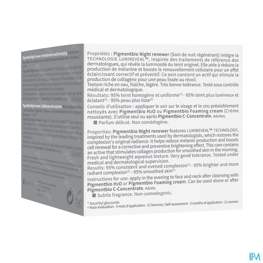 Bioderma Pigmentbio Night Renewer 50ml
