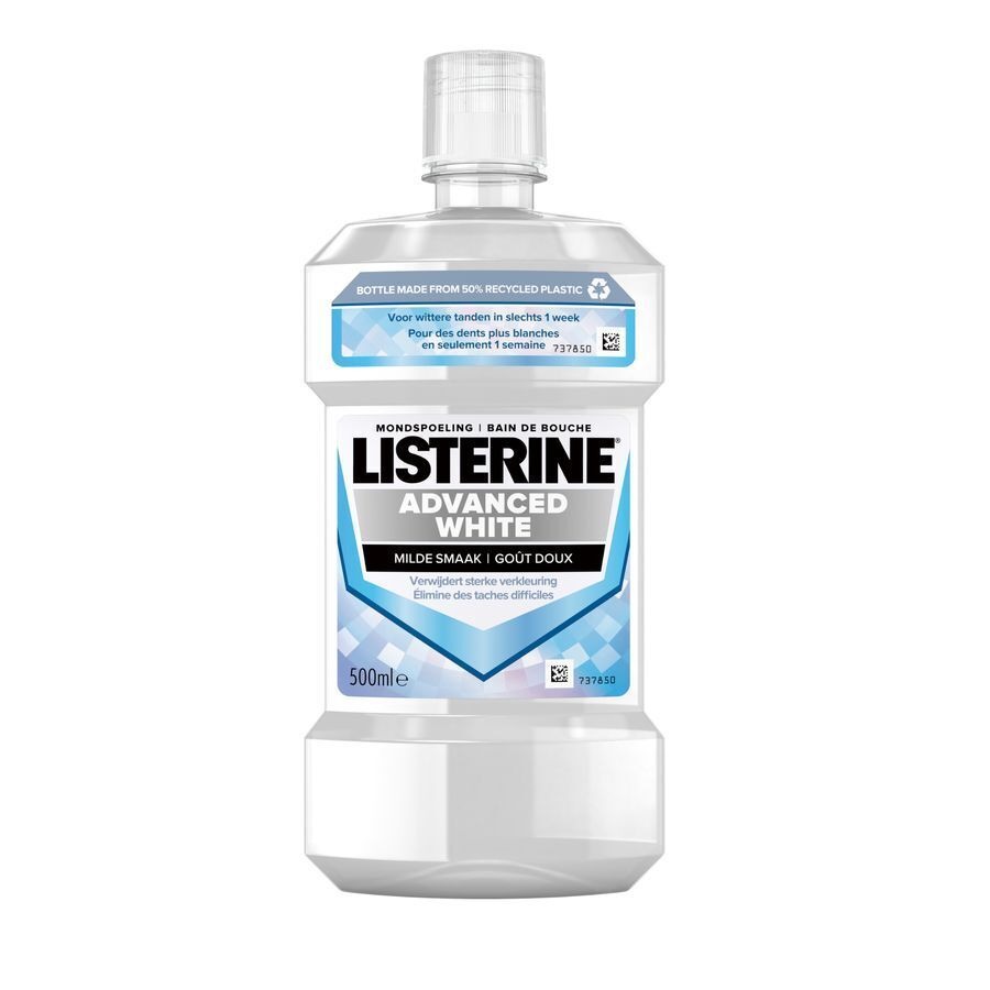 Listerine Advanced White Eau Buccale Doux 500ml