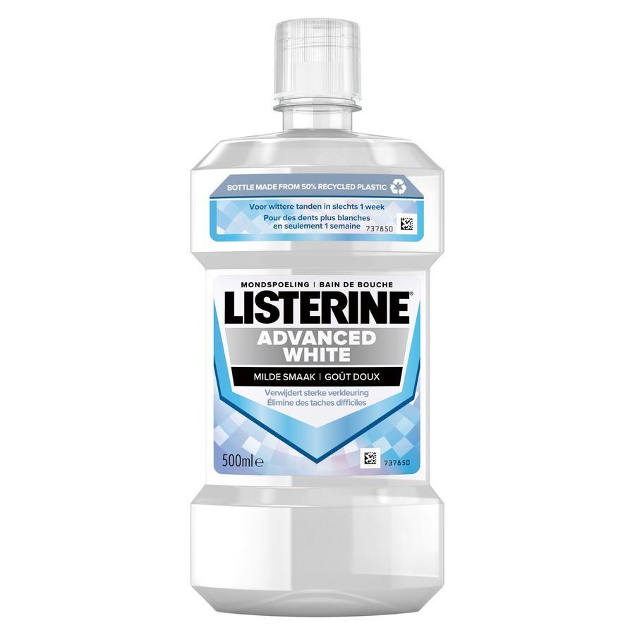 Listerine Advanced White Eau Buccale Doux 500ml
