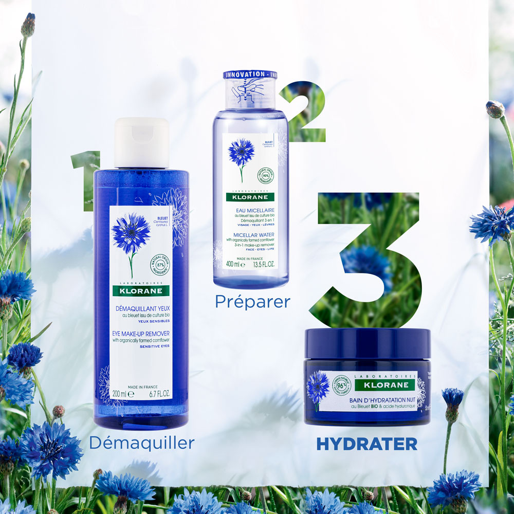 Klorane Visage Bleuet Bain Hydra Nuit 50ml