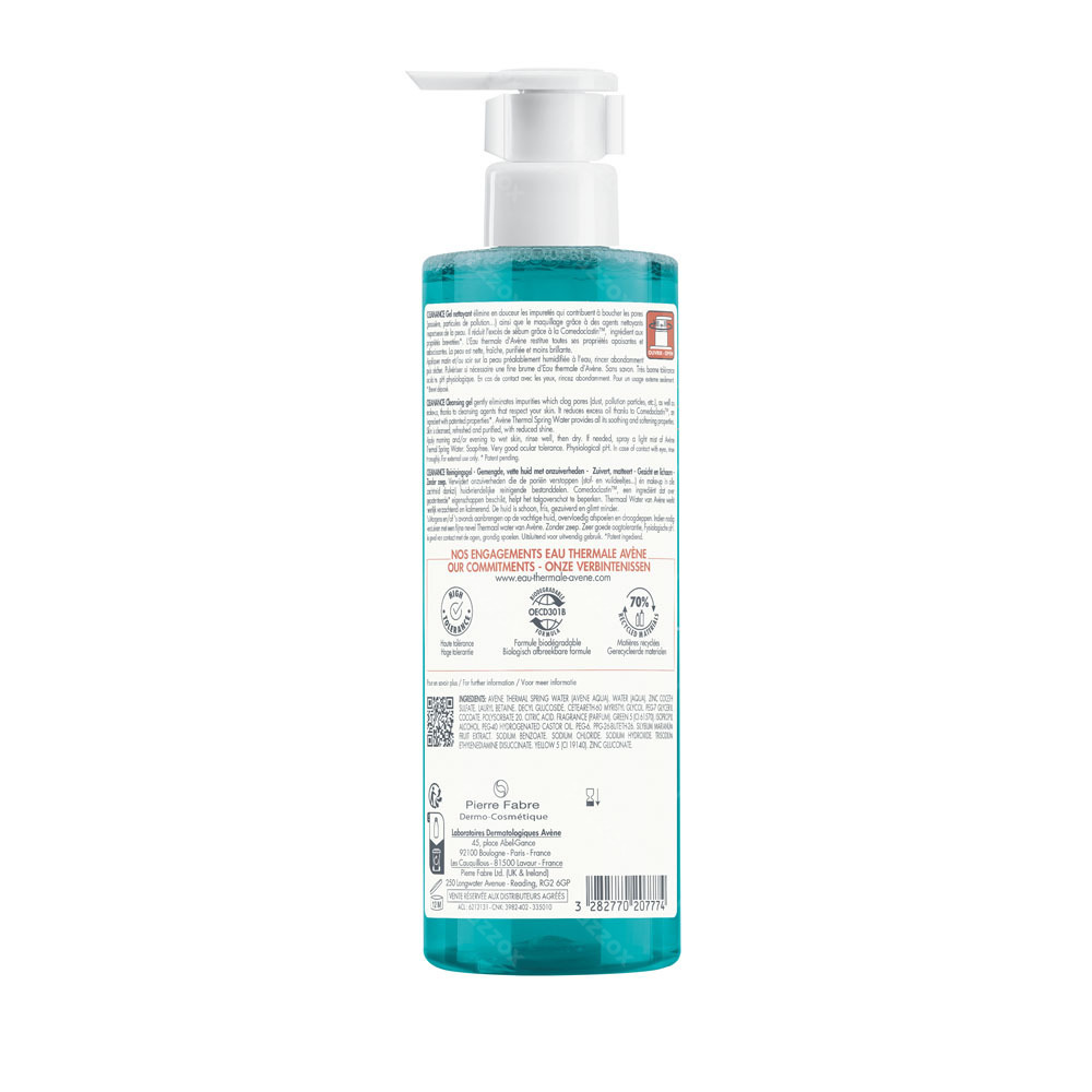 Avène Cleanance Gel Nettoyant 400ml