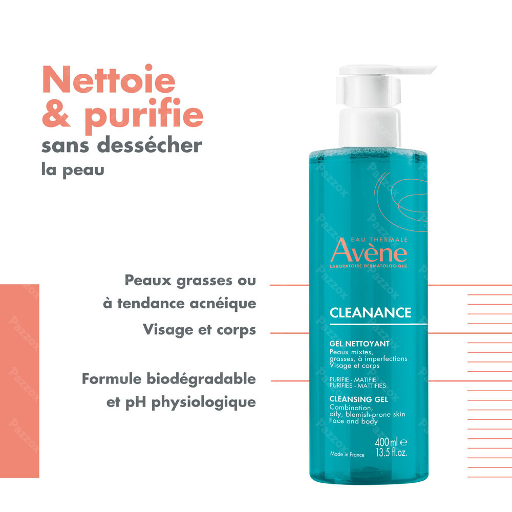 Avène Cleanance Gel Nettoyant 400ml
