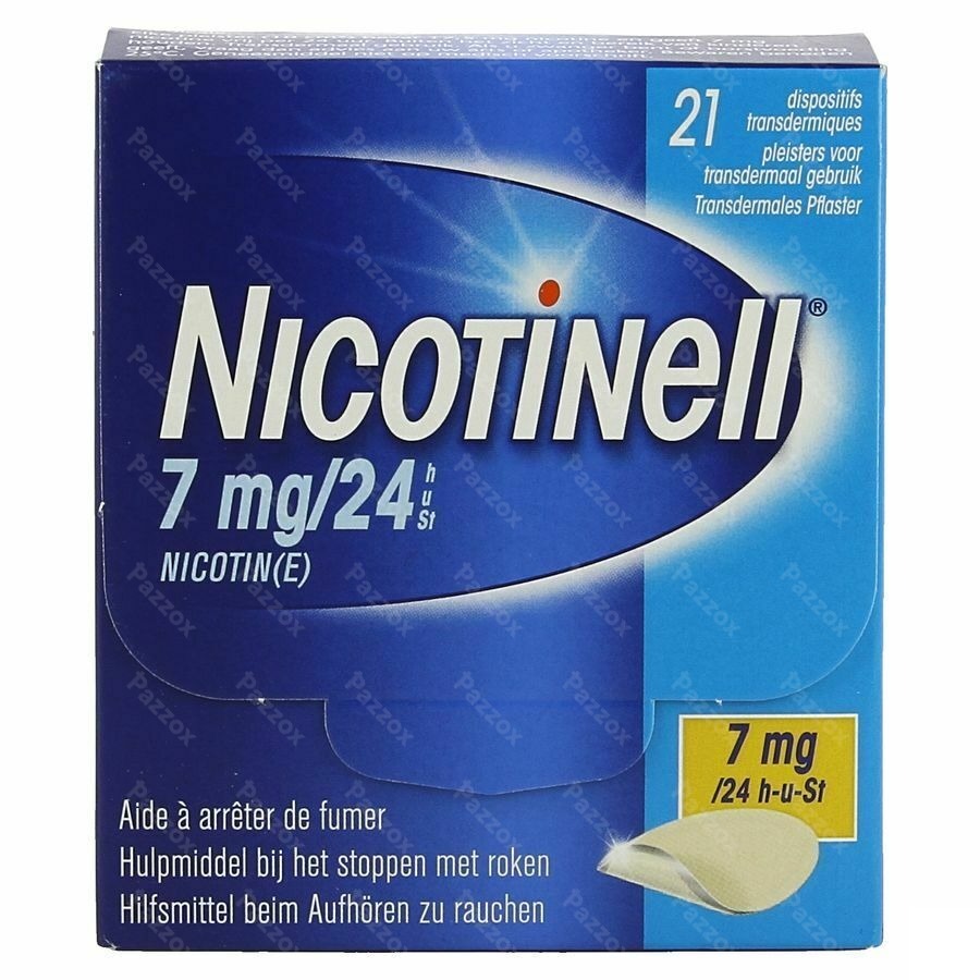 Nicotinell 7mg/24h Dispositif Transdermique 21
