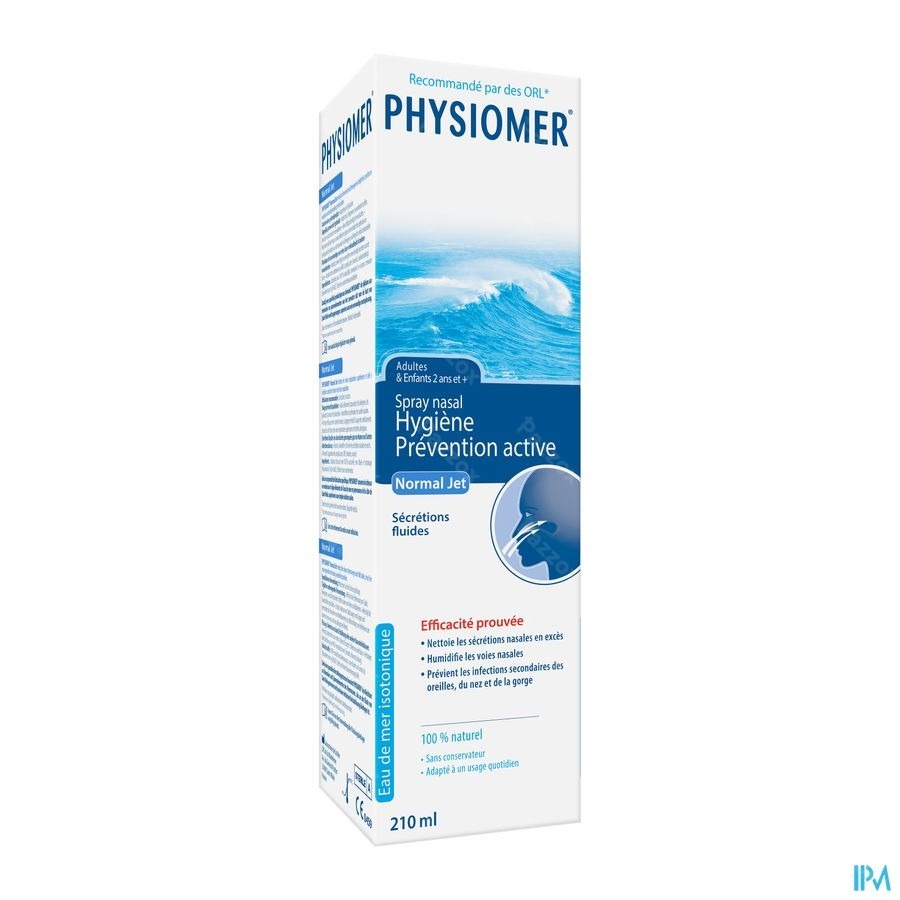 Physiomer Normal Jet 210ml - Pazzox, pharmacie en ligne pas de soucis