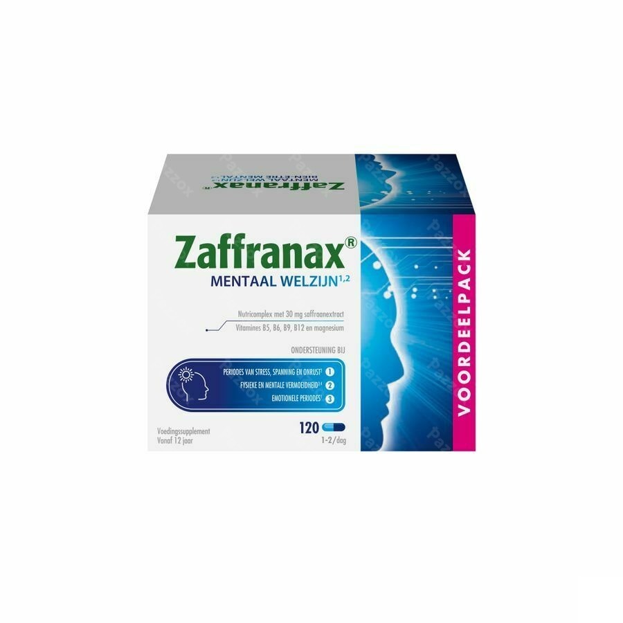 Zaffranax Mentaal Welzijn 120 capsules