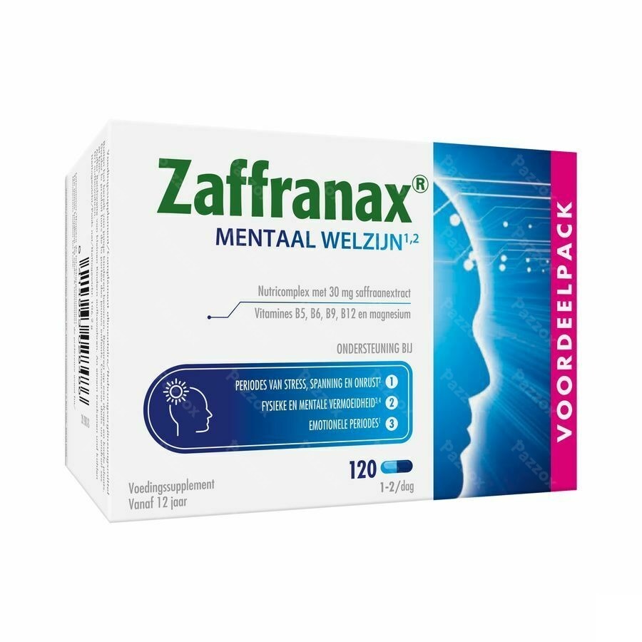Zaffranax Mentaal Welzijn 120 capsules