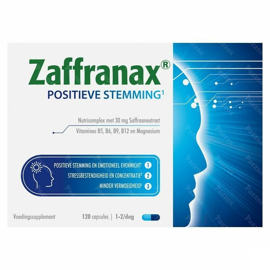 Zaffranax Mentaal Welzijn 120 capsules
