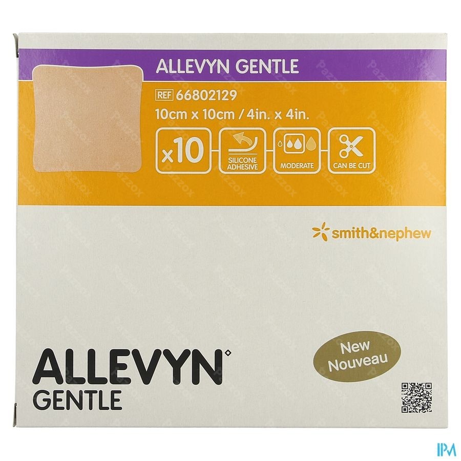 Allevyn Gentle Cp Foam 10cm X 10cm 10 66802129
