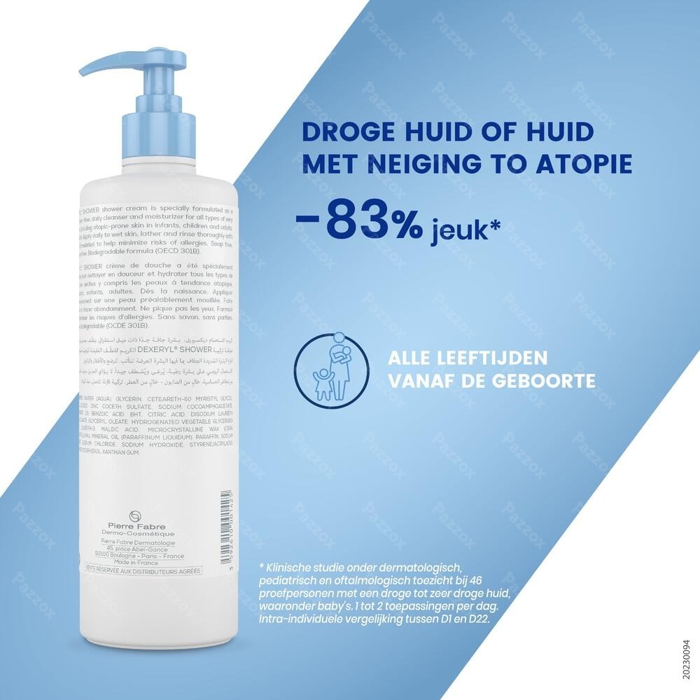 Dexeryl Shower Douchecrème 500ml