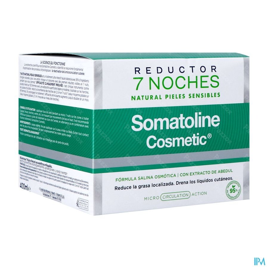 Somatoline Cosm.amincissant 7 Nuit Natural 400ml