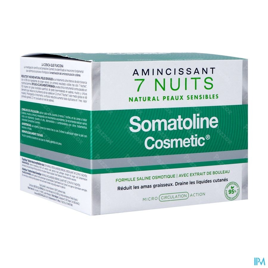 Somatoline Cosm.amincissant 7 Nuit Natural 400ml
