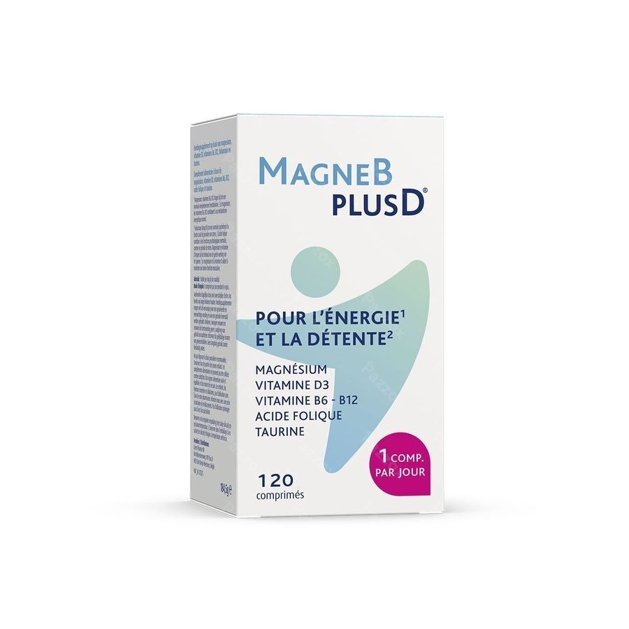 MagneBplusD 120 Comprimés 