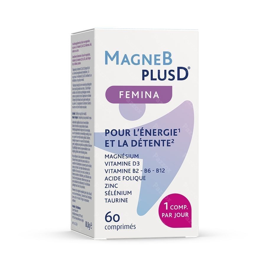 MagneBplusD Femina 60 Comprimés