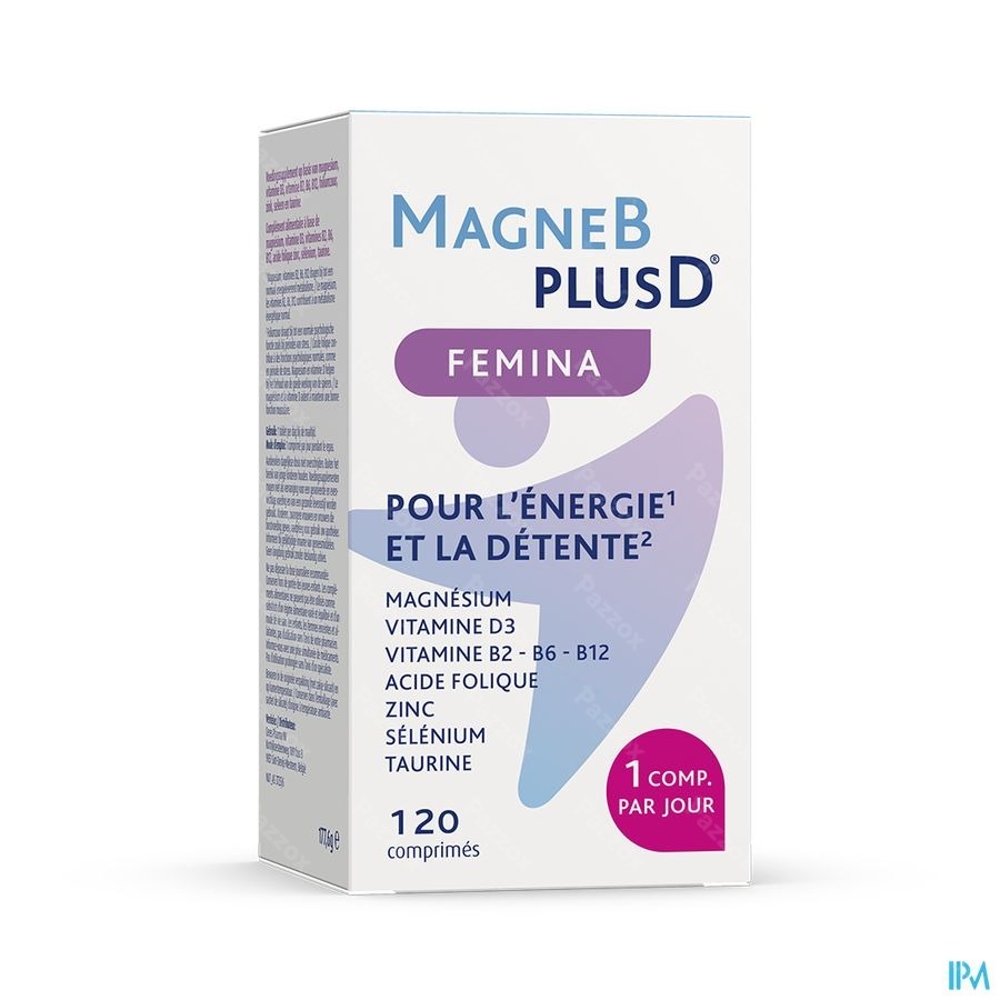 MagneBplusD Femina 120 Comprimés