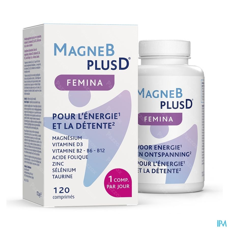 MagneBplusD Femina 120 Comprimés