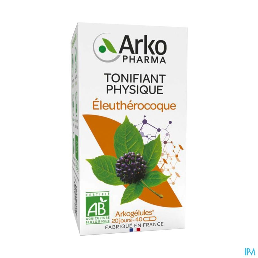 Arkogelules Eleutherocoque Bio Caps 40