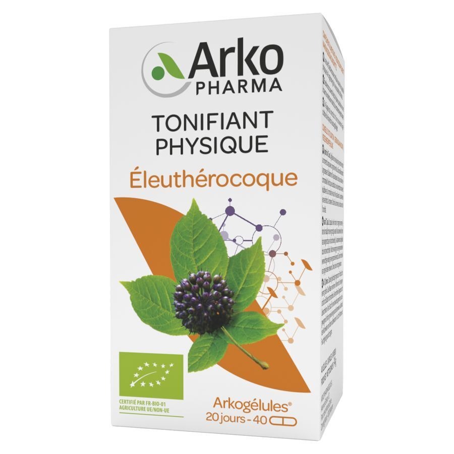 Arkogelules Eleutherocoque Bio Caps 40