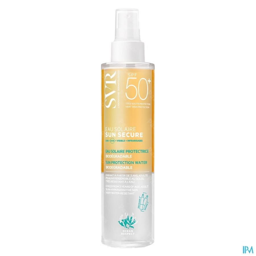 SVR Sun Secure Zonnewater SPF50+ 200ml