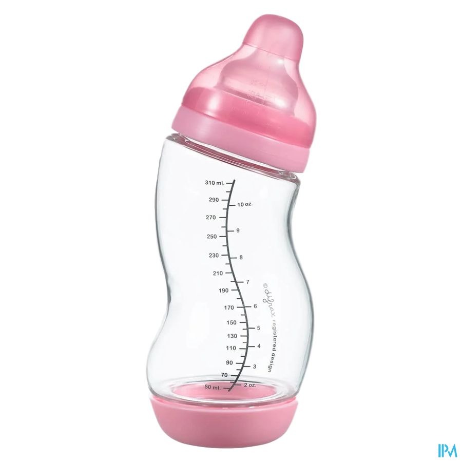 Difrax S-fles Breed Glas 310ml