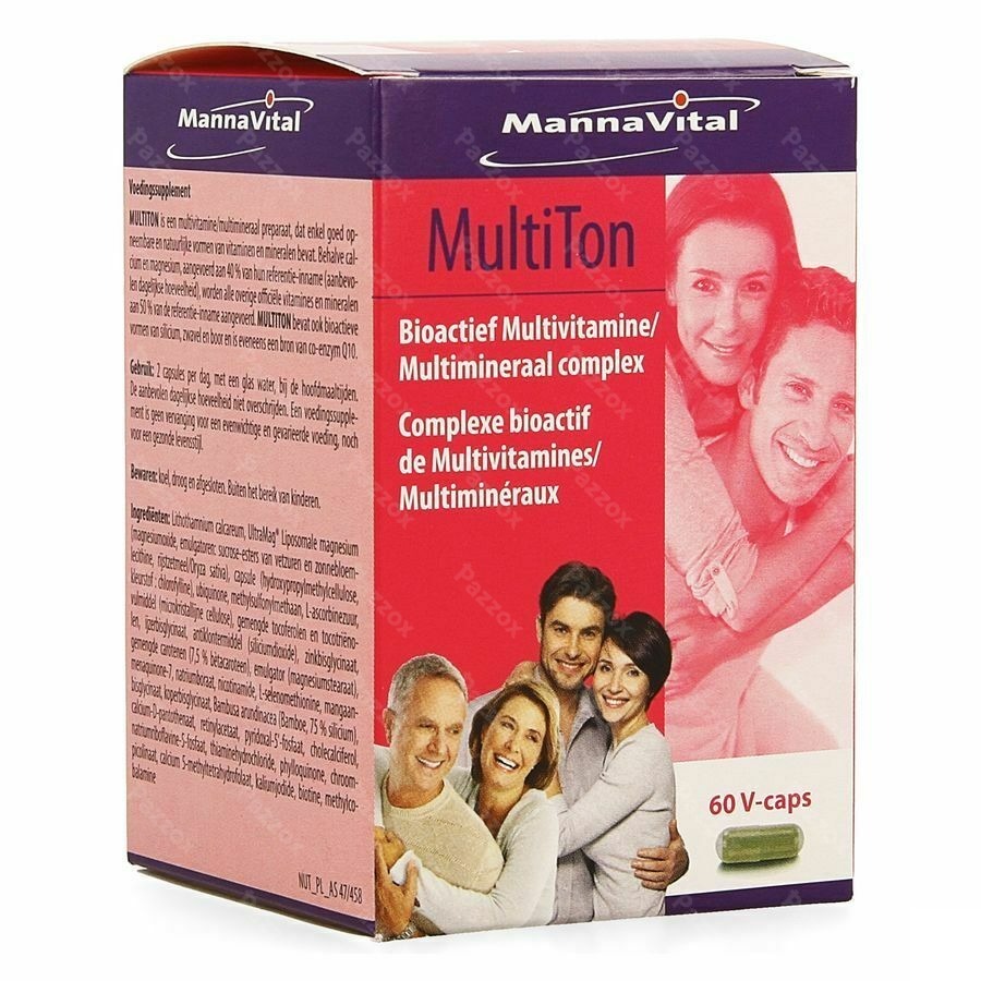 Mannavital Multiton 60 Capsules