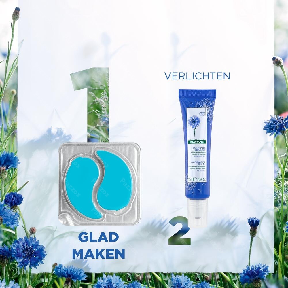 Klorane Gezicht Korenbloem Ontspannende Patch 7x2 Stuks