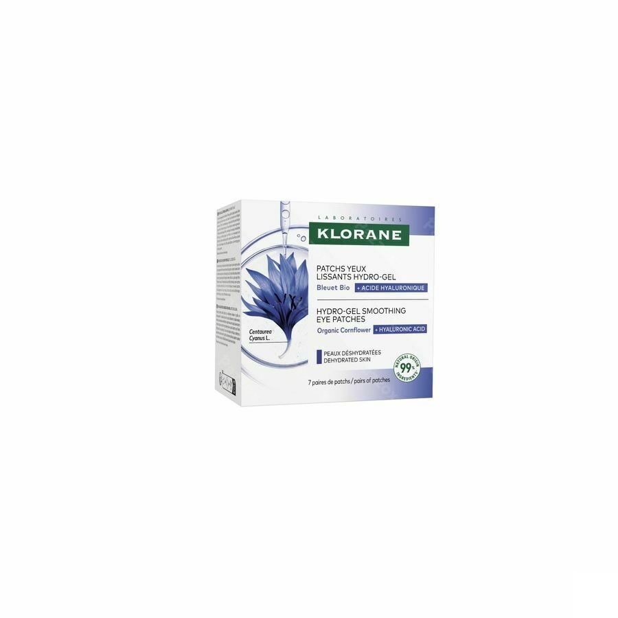 Klorane Gezicht Korenbloem Ontspannende Patch 7x2 Stuks