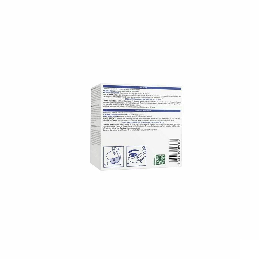 Klorane Visage Bleuet Patchs Defatig. Express 7x2
