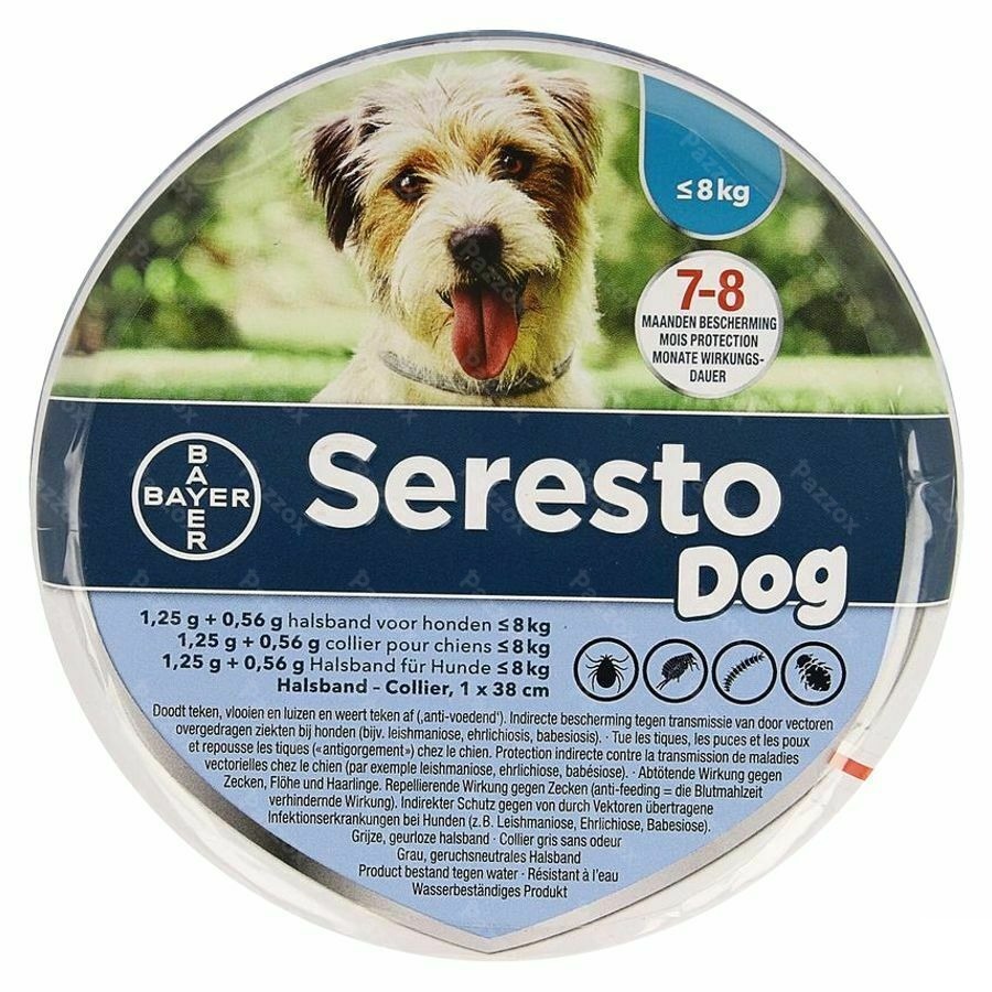Seresto Dog 1,25g +0,56g Collier < 8kg