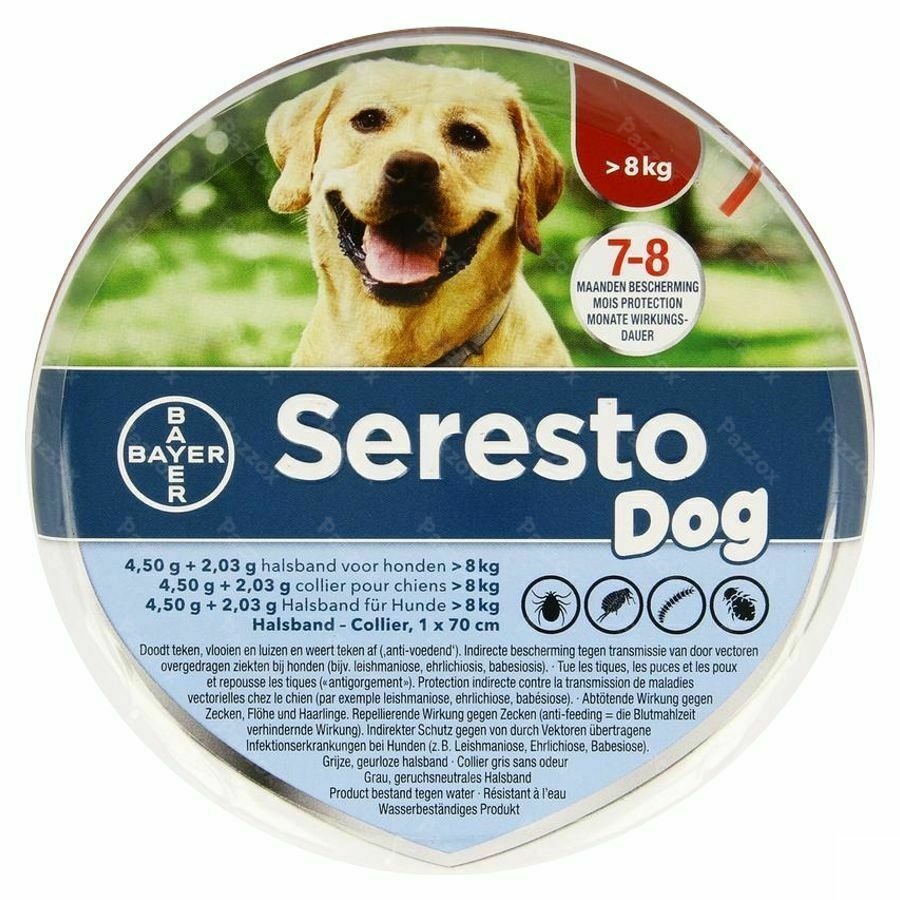 Seresto Dog 4,5g + 2,03 Collier >8kg
