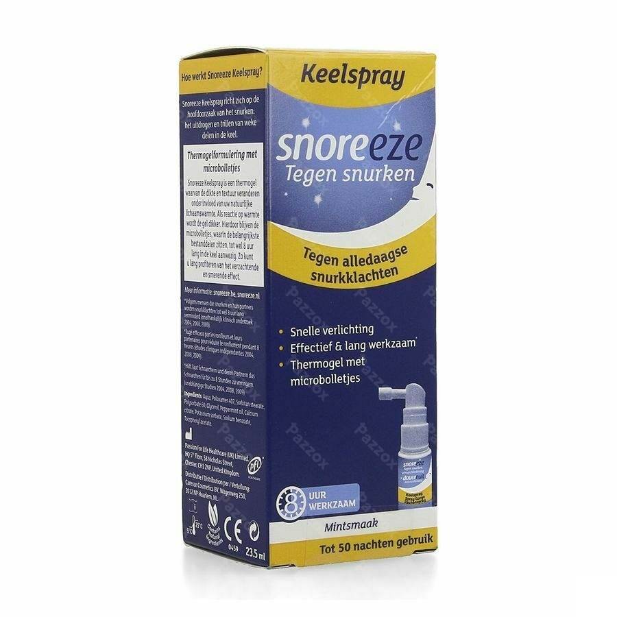 Snoreeze Tegen Snurken Keelspray 23,5ml