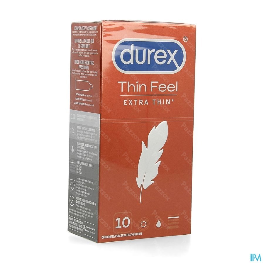 Durex Thin Feel Extra Thin Condoms 10