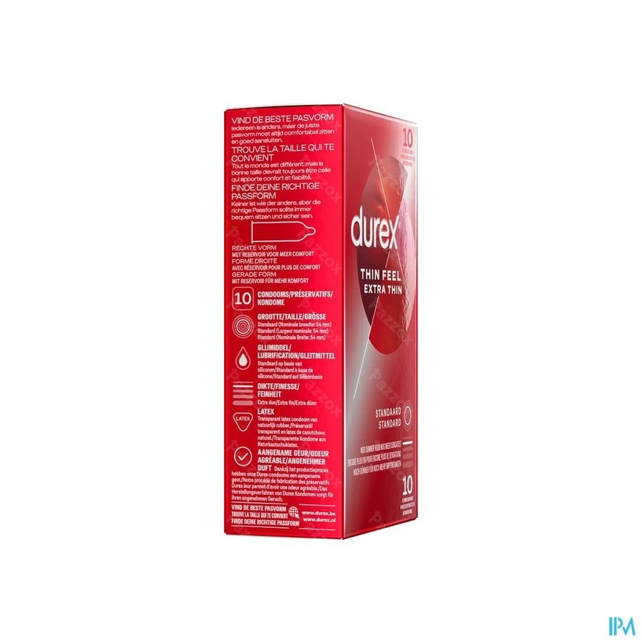 Durex Thin Feel Extra Thin Condoms 10
