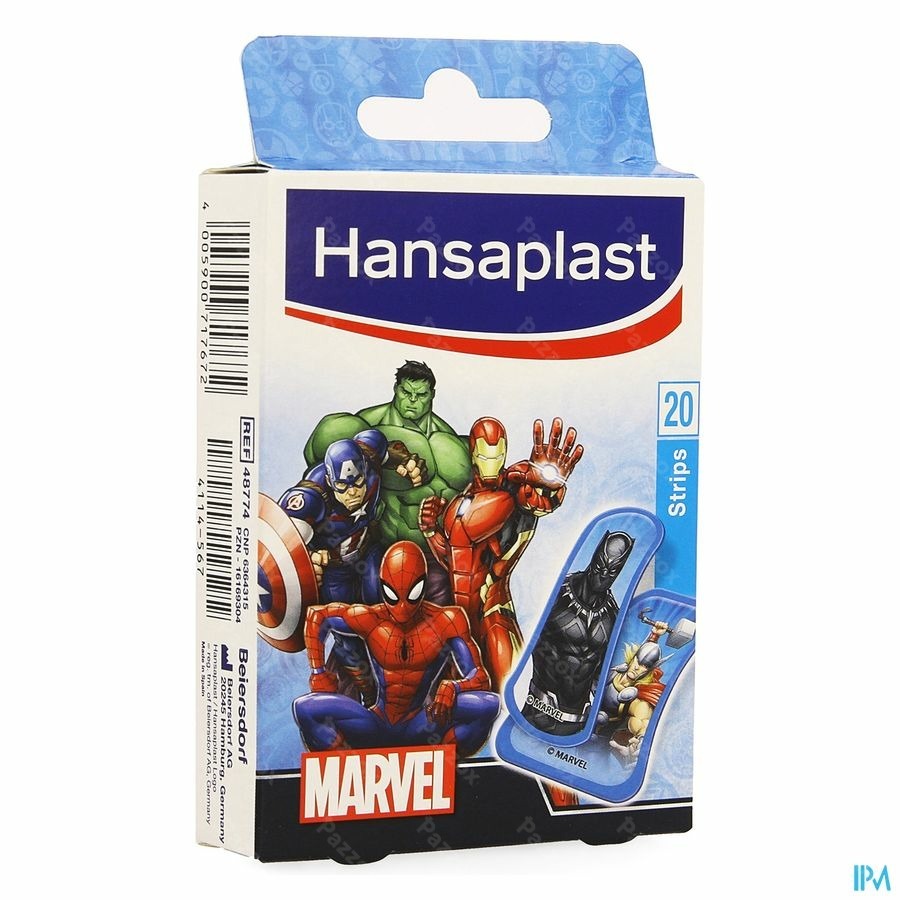Hansaplast Pleister Enfants Marvel Strips 20
