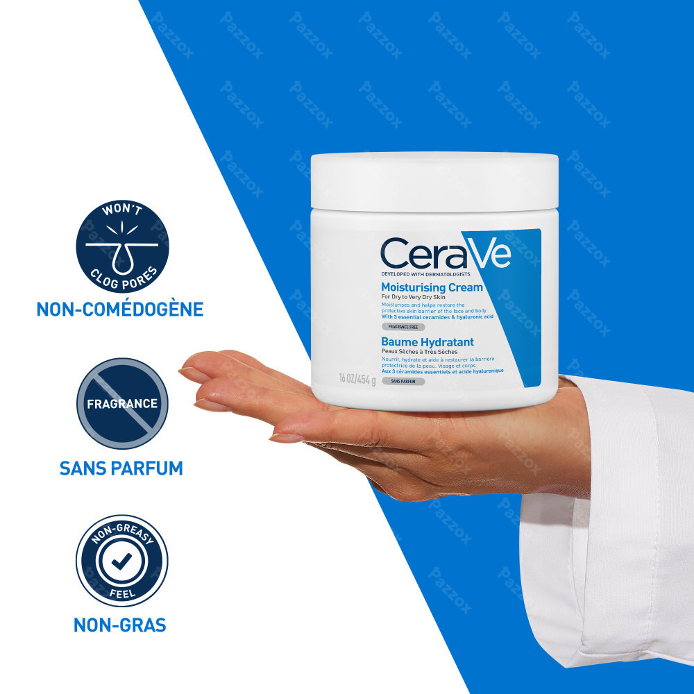 CeraVe Baume Hydratant Pompe 454ml
