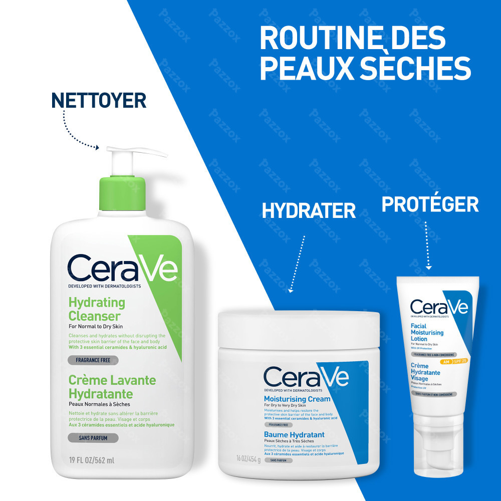 CeraVe Baume Hydratant Pompe 454ml
