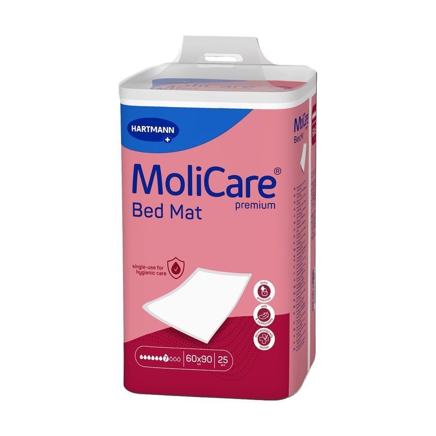 Molicare Pr Bed Mat 7dr 60x90 25 P/s
