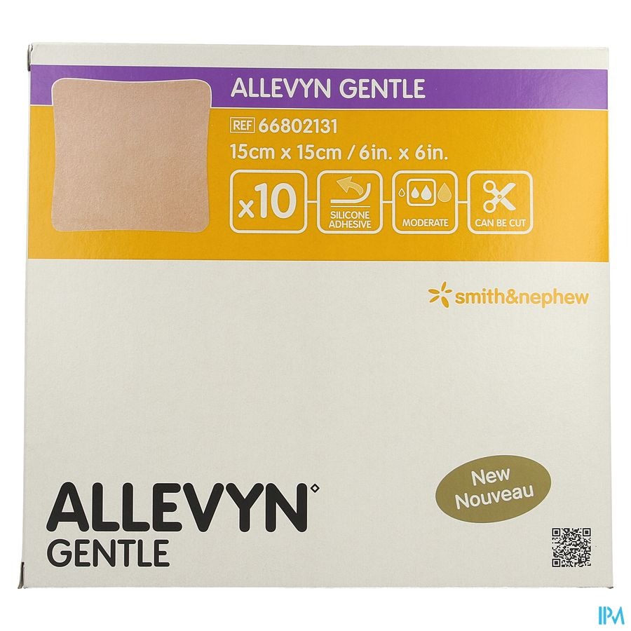 Allevyn Gentle Cp Foam 15cmx 15cm 10 66802131