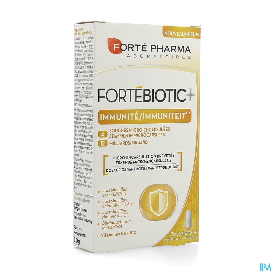 Fortebiotic+ Immuniteit V-caps 20