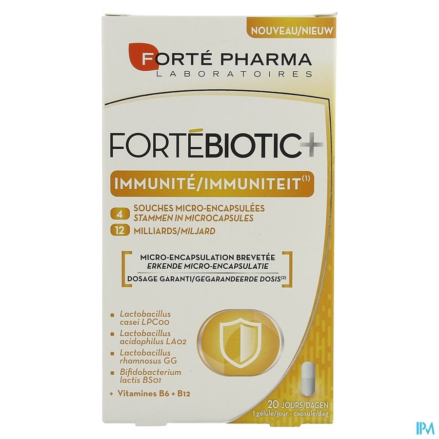 Fortebiotic+ Immuniteit V-caps 20